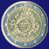 2 € Belgien 2012 - 10. Jahrestag der Euroeinführung