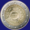 2 € Italien 2012 - 10. Jahrestag der Euroeinführung