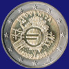 2 € Slowenien 2012 - 10. Jahrestag der Euroeinführung