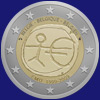2 € Belgien 2009 - 10 Jahre Wirtschafts- und Währungsunion (WWU)