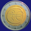 2 € Zypern 2009 - 10 Jahre Wirtschafts- und Währungsunion (WWU)